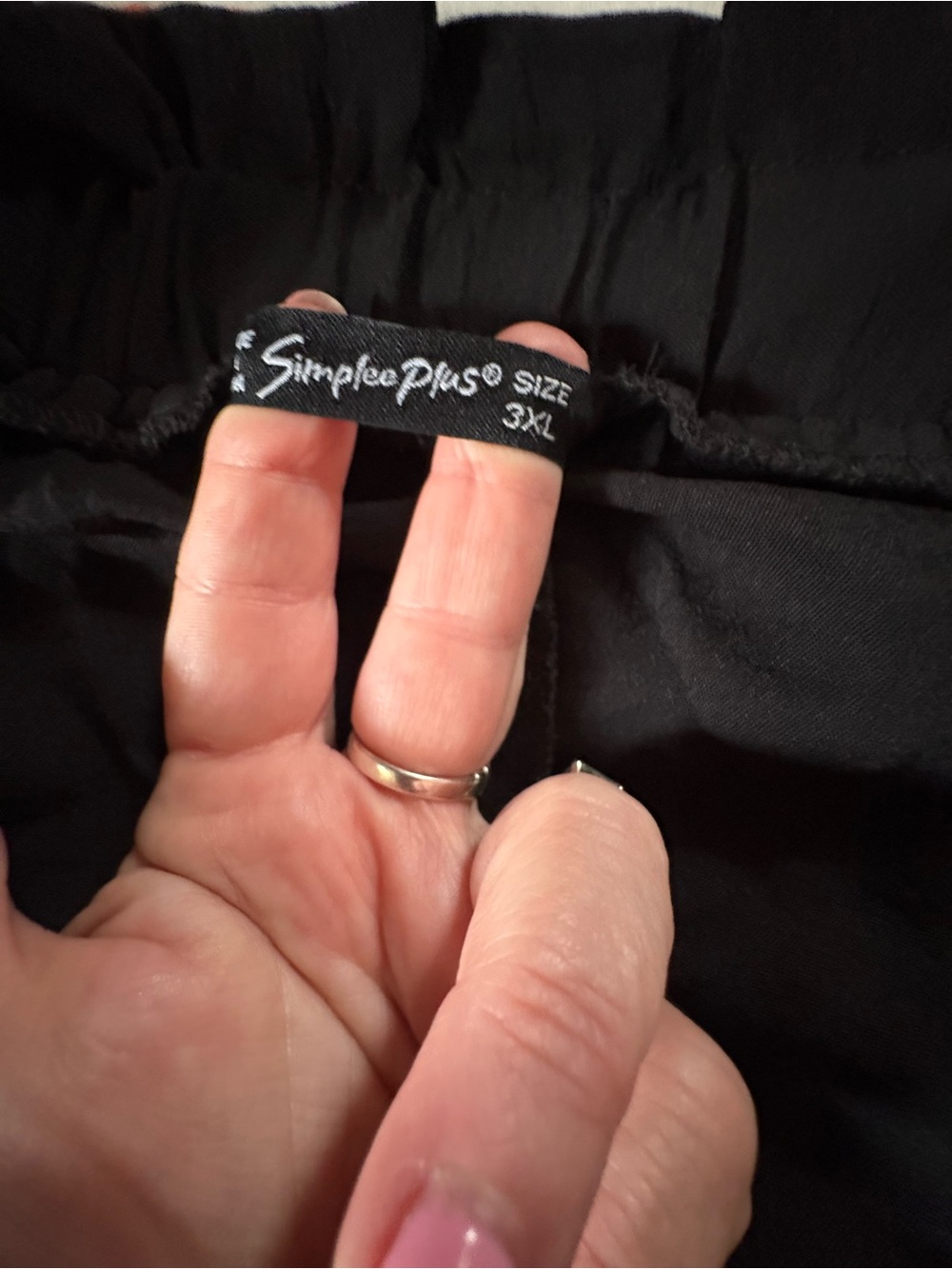 Simplee Apparel Black Wide-Leg Maxi Skirt with Tie Waist - Picture 6 of 8